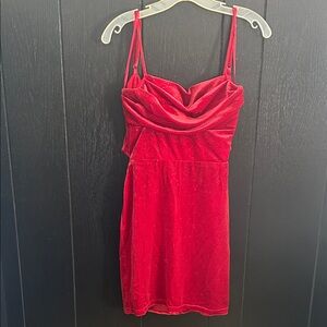 Windsor Shimmering Red Mini Dress